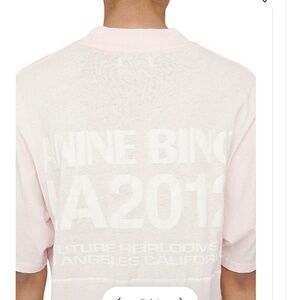 Anine Bing Soft Pink Future Heirloom Tee